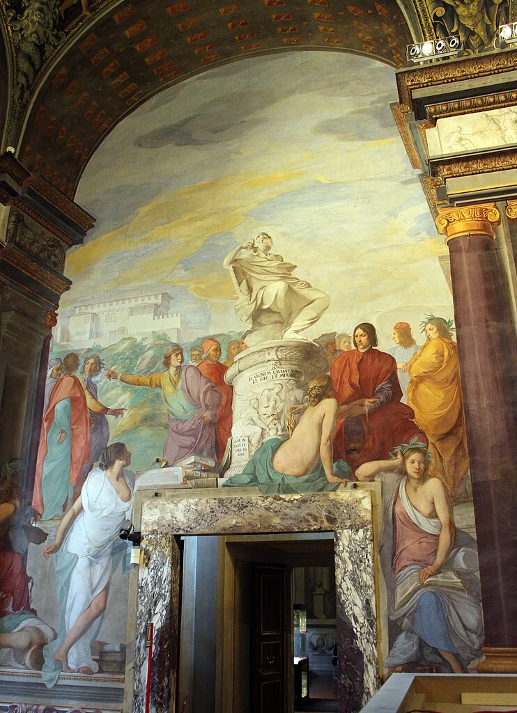 Lorenzo il Magnifico fra i poeti e i filosofi dell'Accademia Platonica - Palazzo Pitti, Firenze
